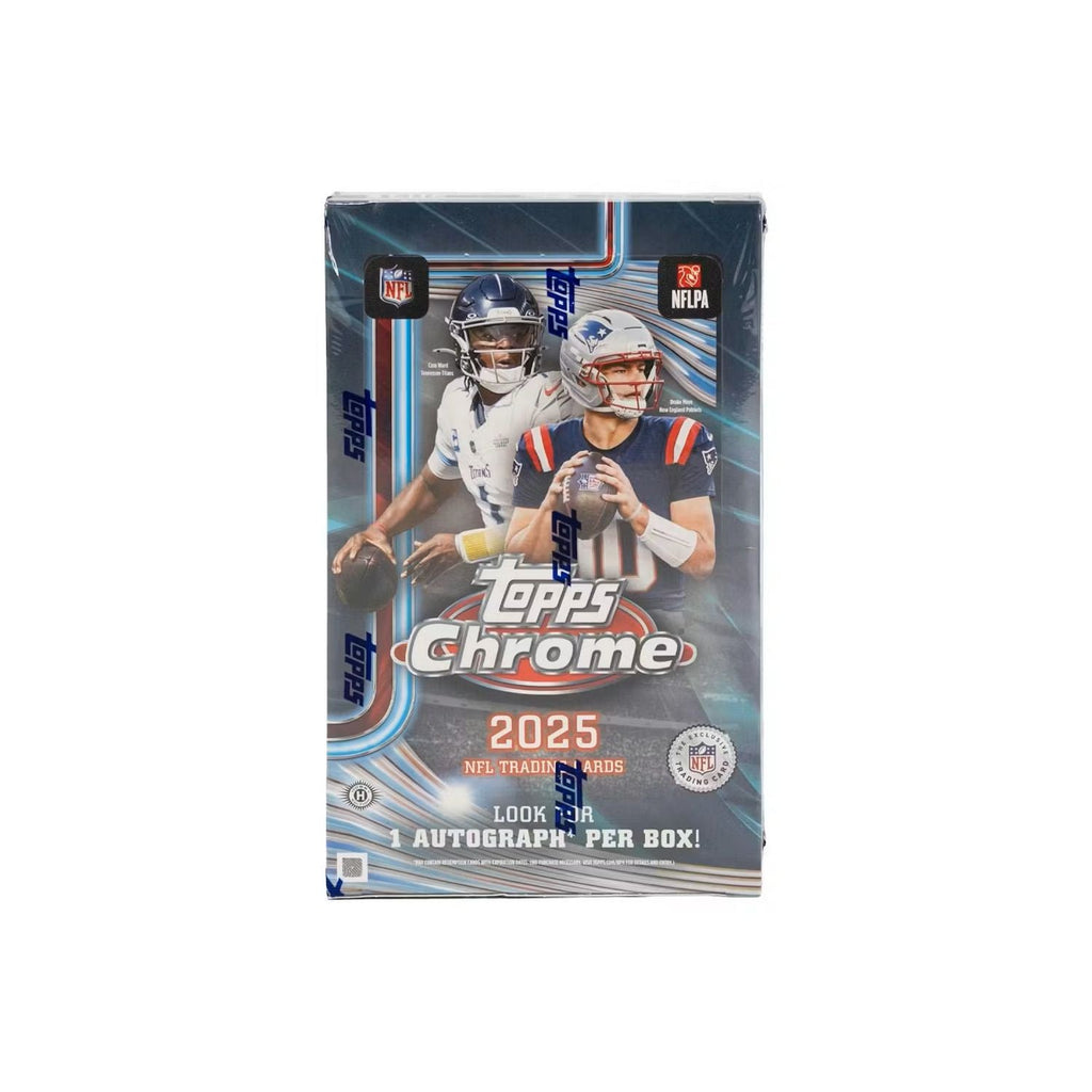 2025 Topps Chrome Football Hobby Box