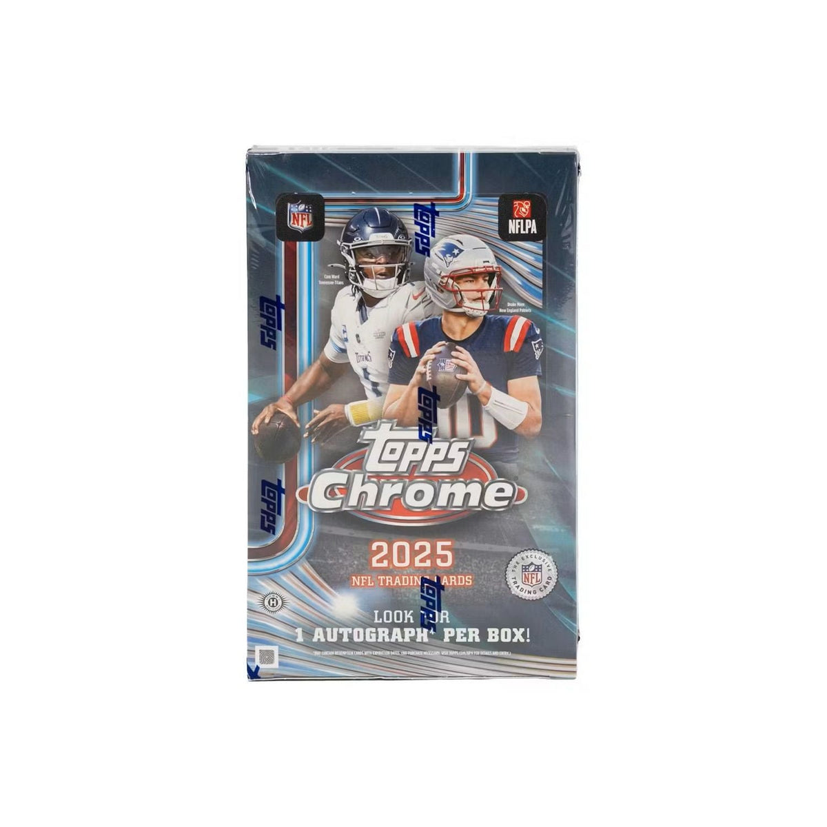 2025 Topps Chrome Football Hobby Box