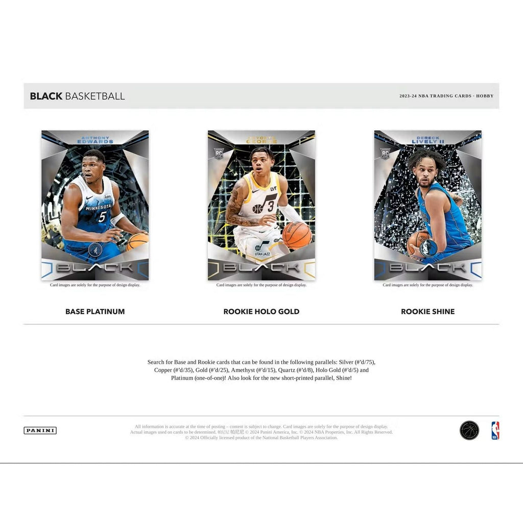 2023-24 Panini Black Basketball Hobby Box