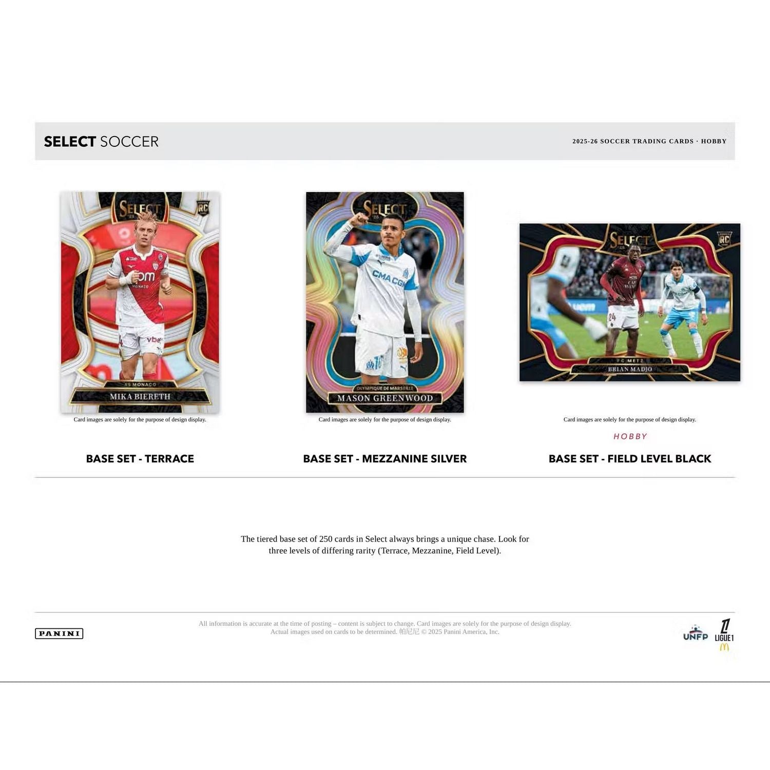 2025-26 Panini Select Ligue 1 Soccer H2 Box