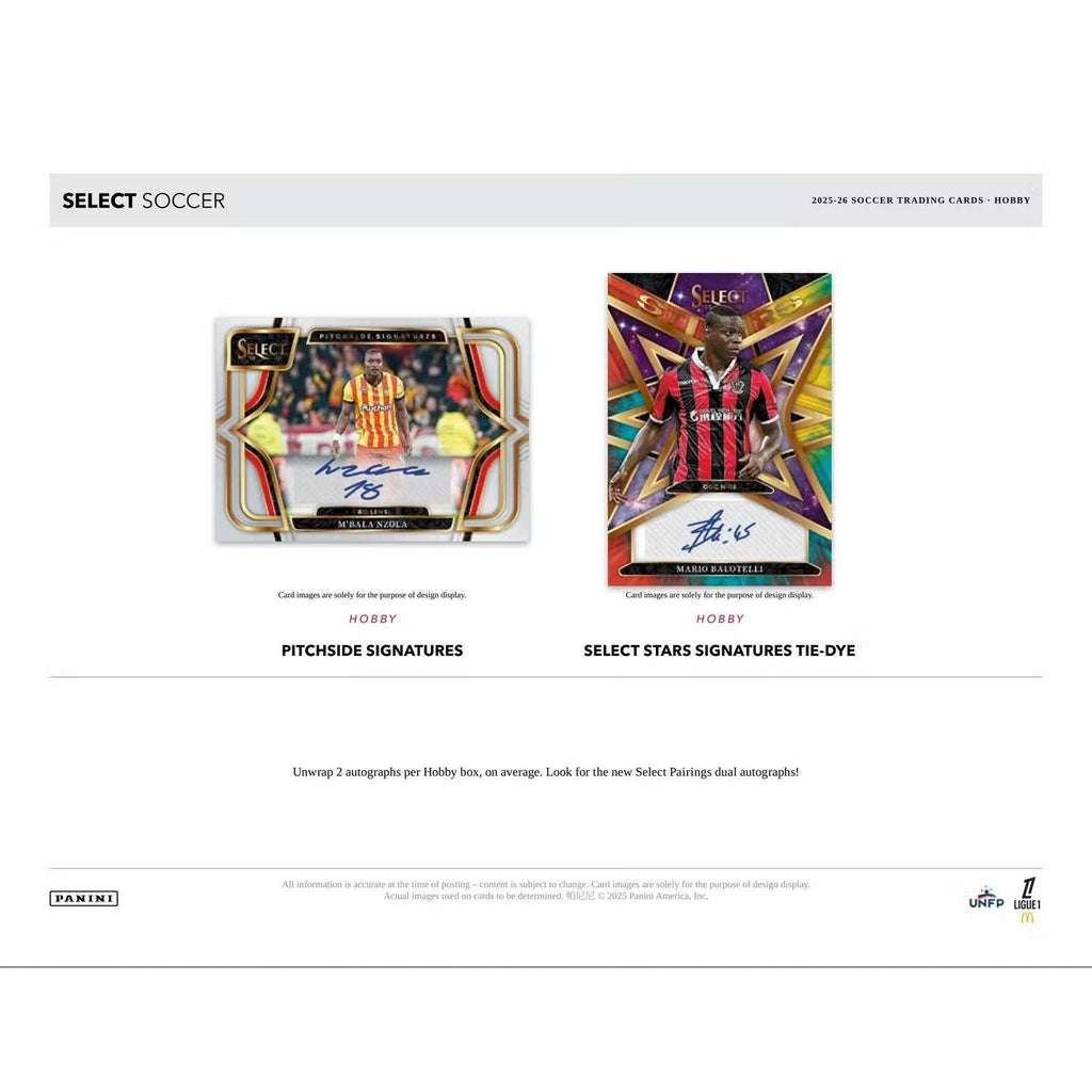 2025-26 Panini Select Ligue 1 Soccer H2 Box