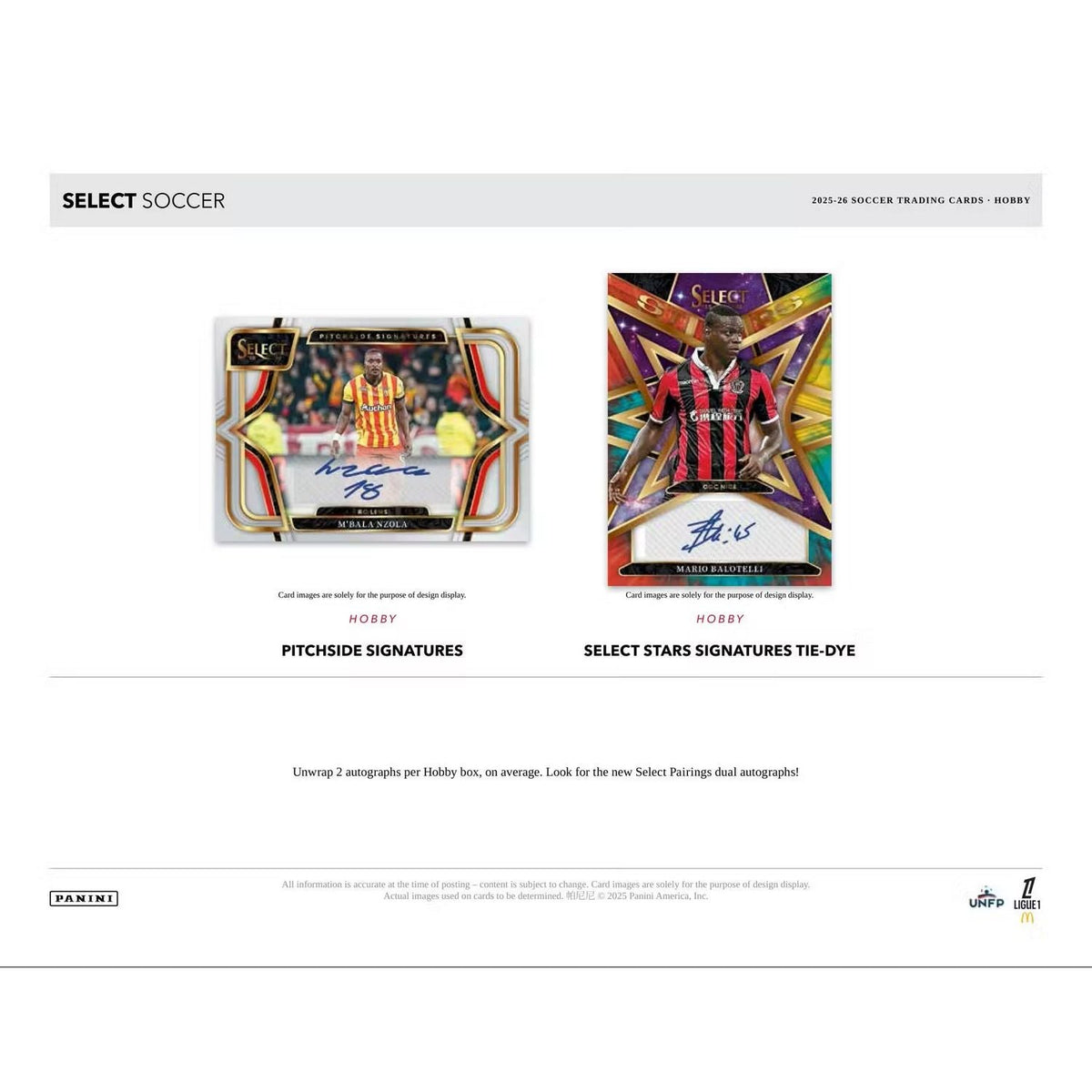 2025-26 Panini Select Ligue 1 Soccer H2 Box