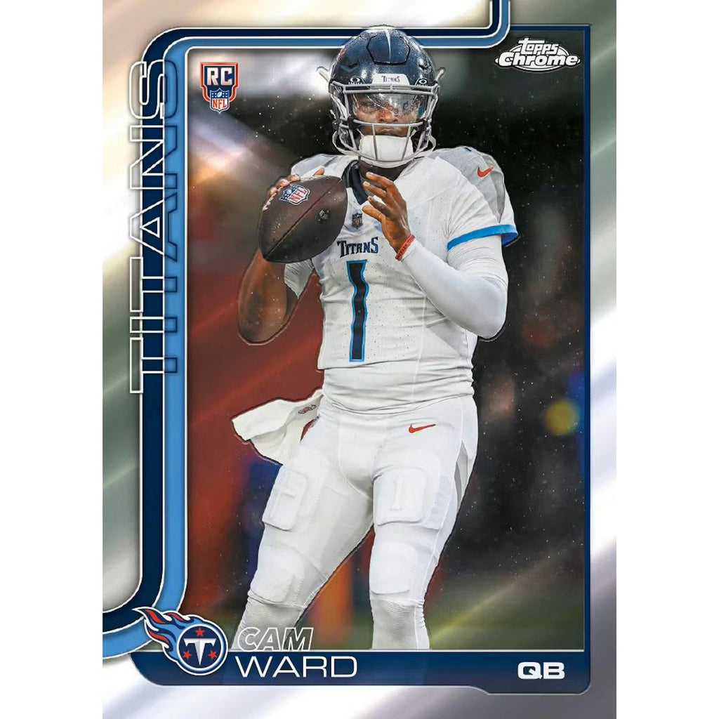 2025 Topps Chrome Football Hobby Box