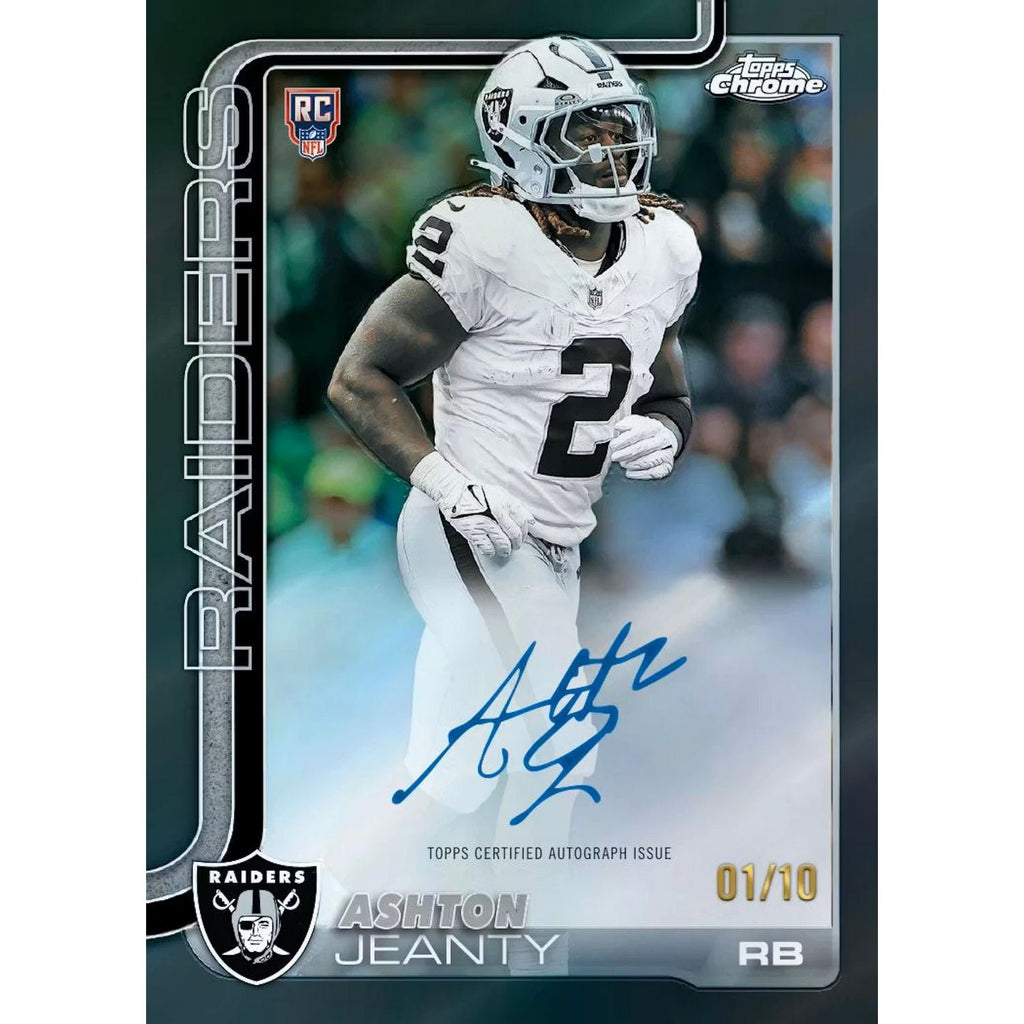 2025 Topps Chrome Football Hobby Box