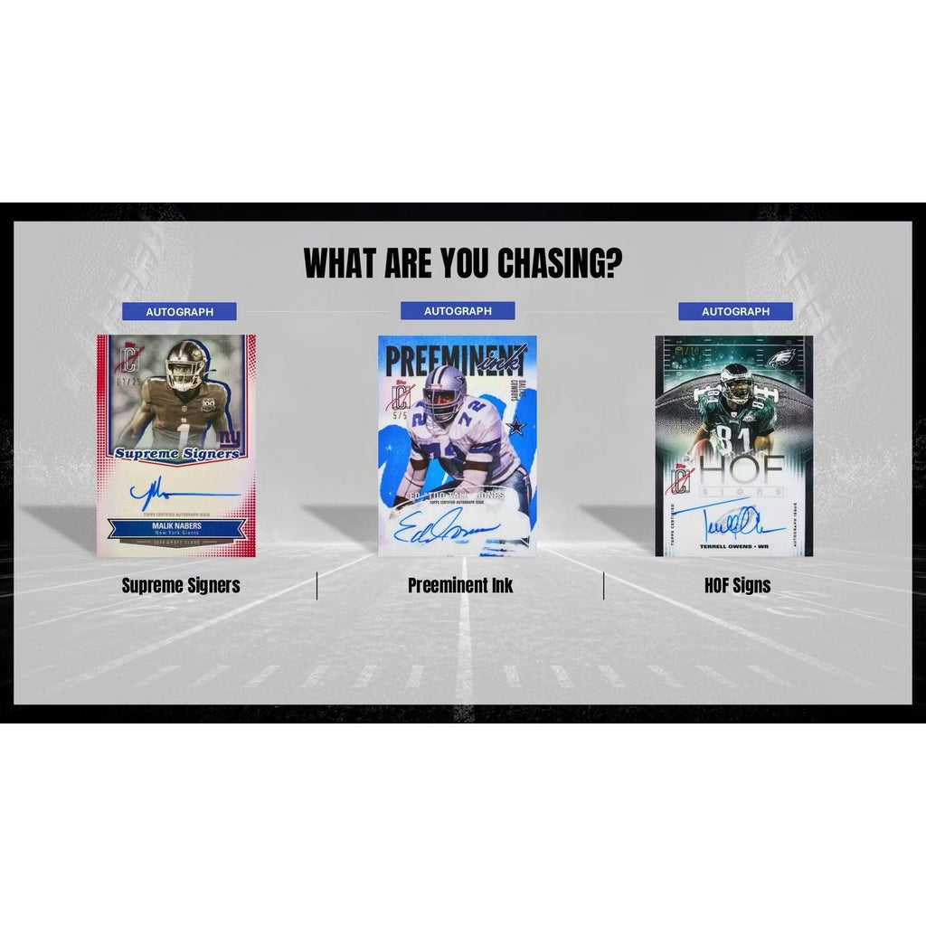 2025 Topps Signature Class Football Hobby Box