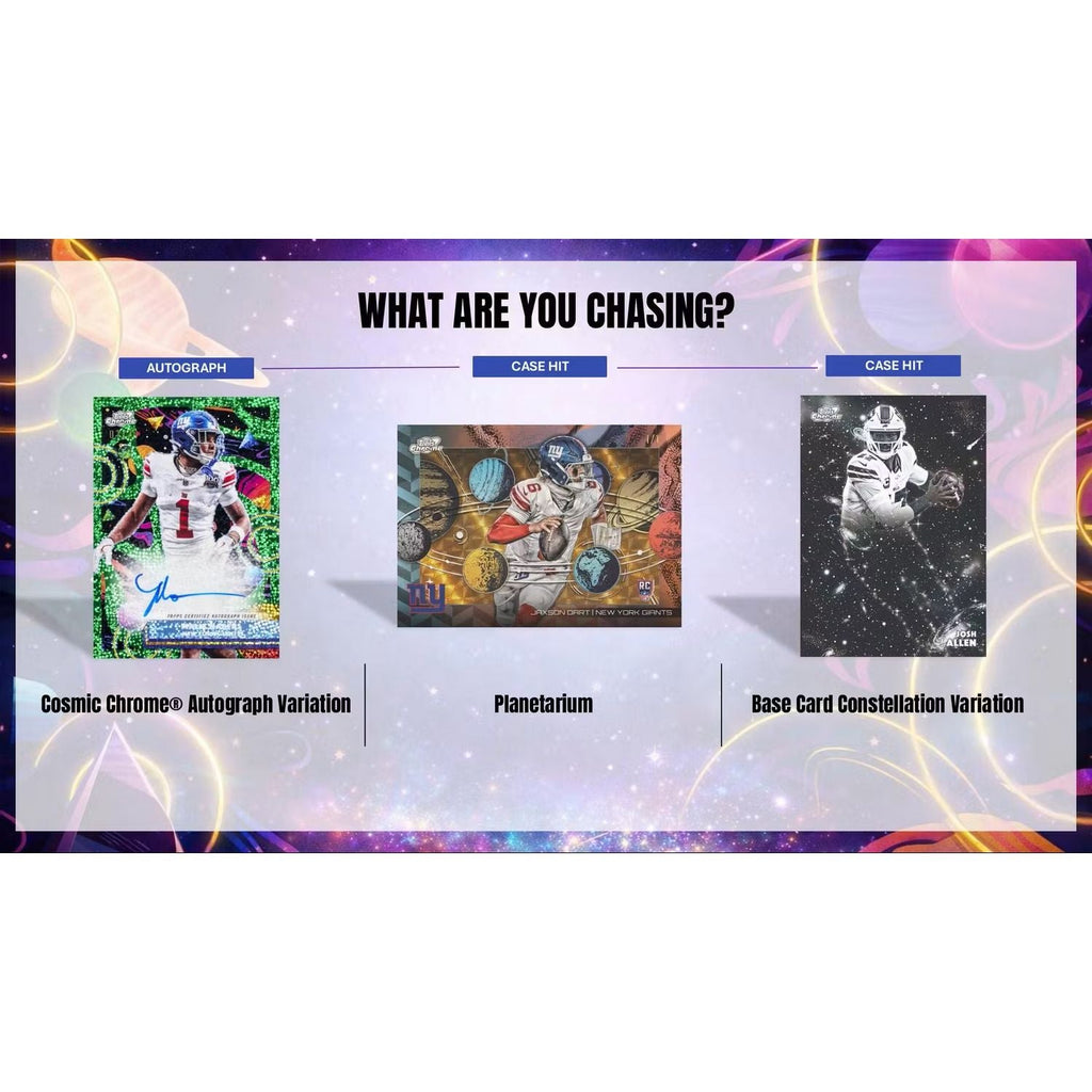 2025 Topps Cosmic Chrome Football Hobby Box