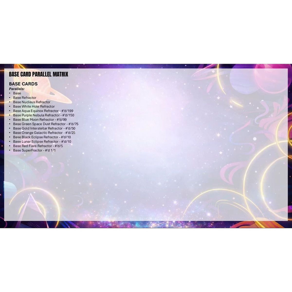 2025 Topps Cosmic Chrome Football Hobby Box