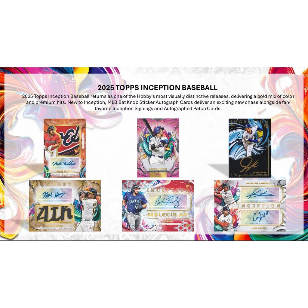 2025 Topps Inception Baseball Hobby Box