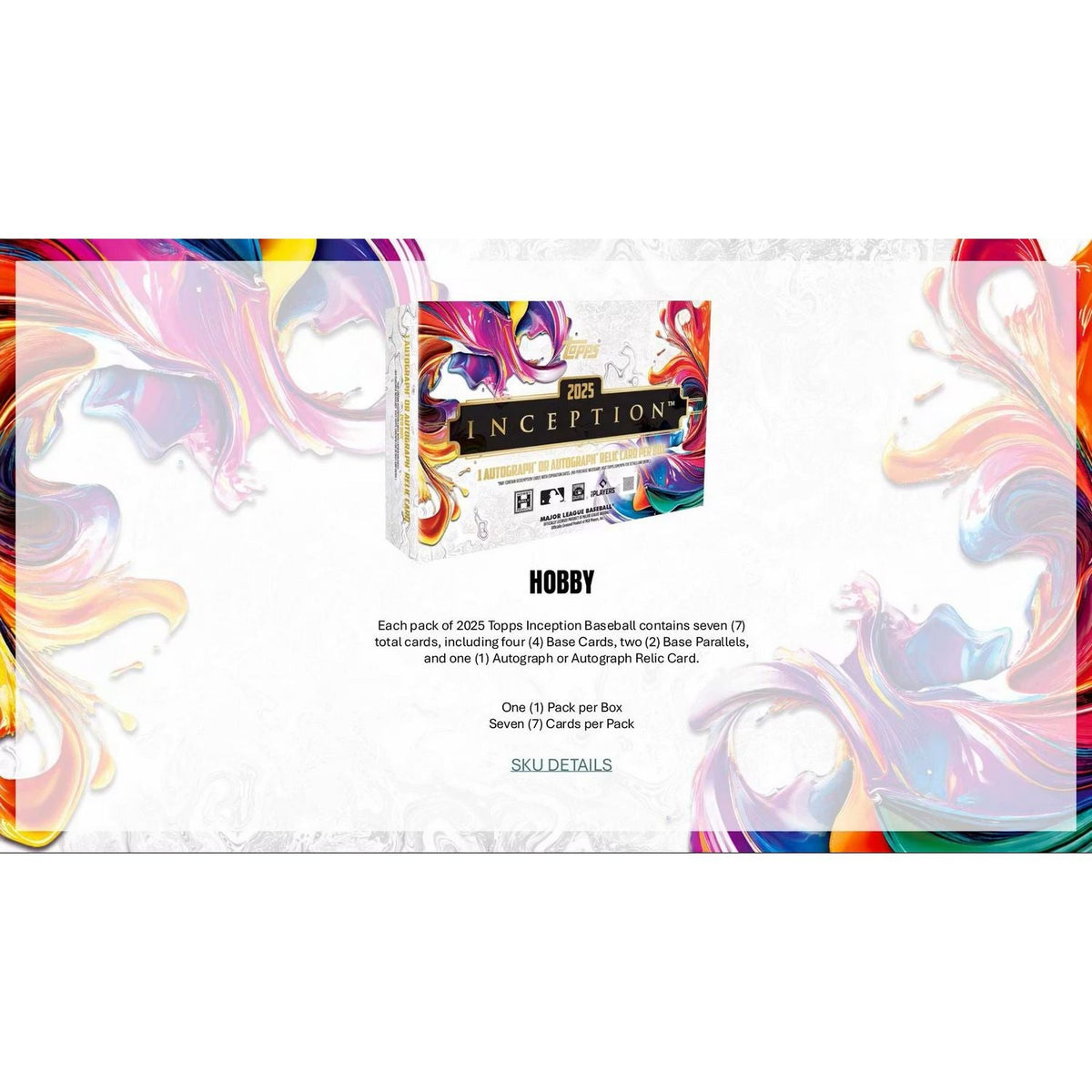 2025 Topps Inception Baseball Hobby Box