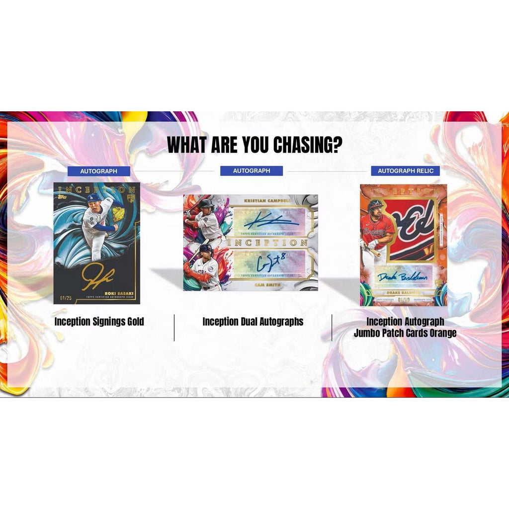 2025 Topps Inception Baseball Hobby Box
