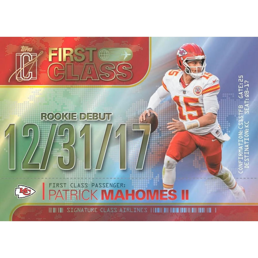 2025 Topps Signature Class Football Hobby Box
