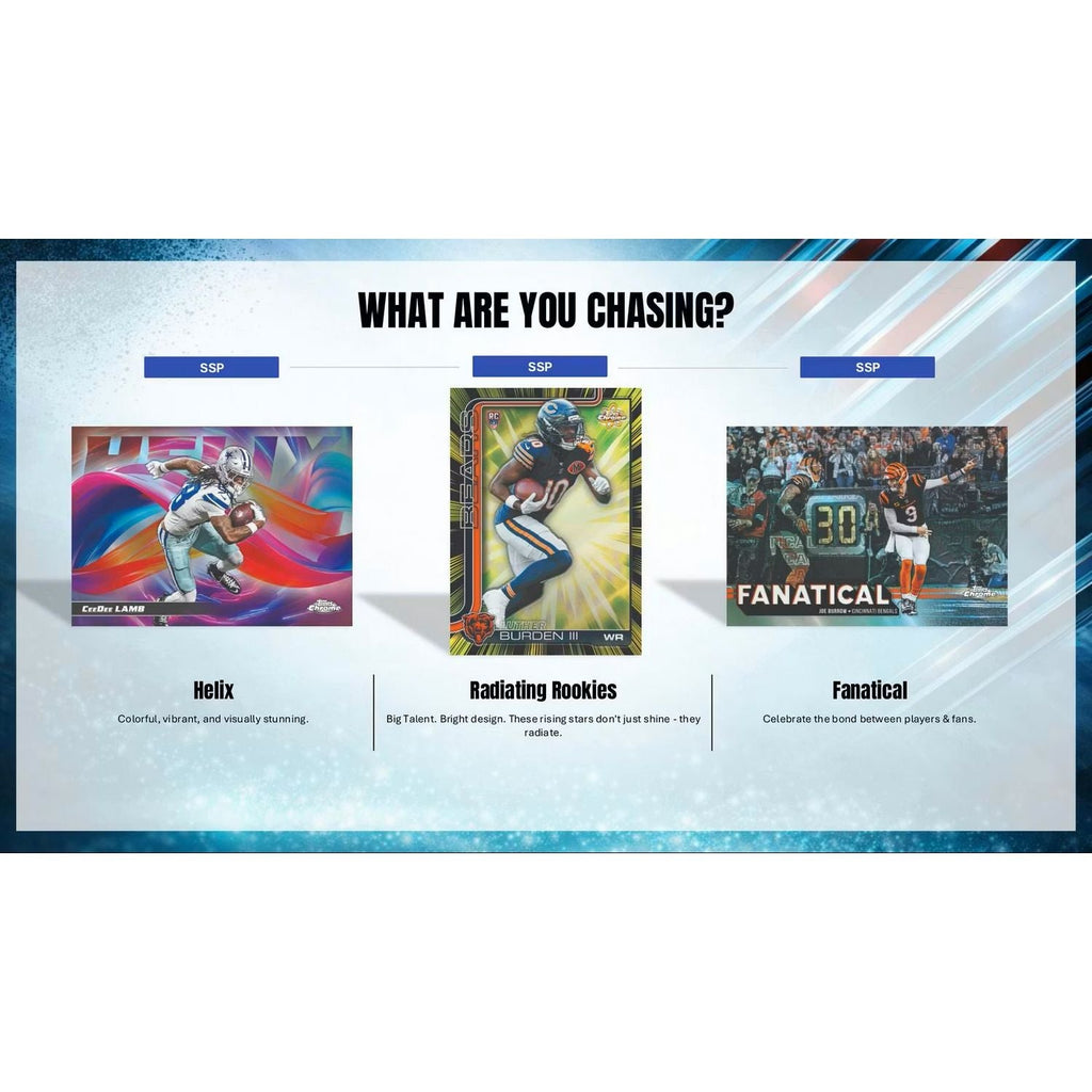 2025 Topps Chrome Football Hobby Box