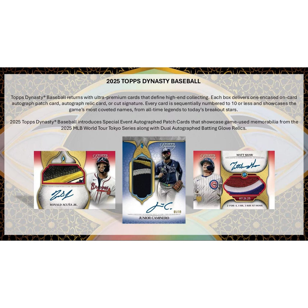 2025 Topps Dynasty Baseball Hobby 5-Box Case