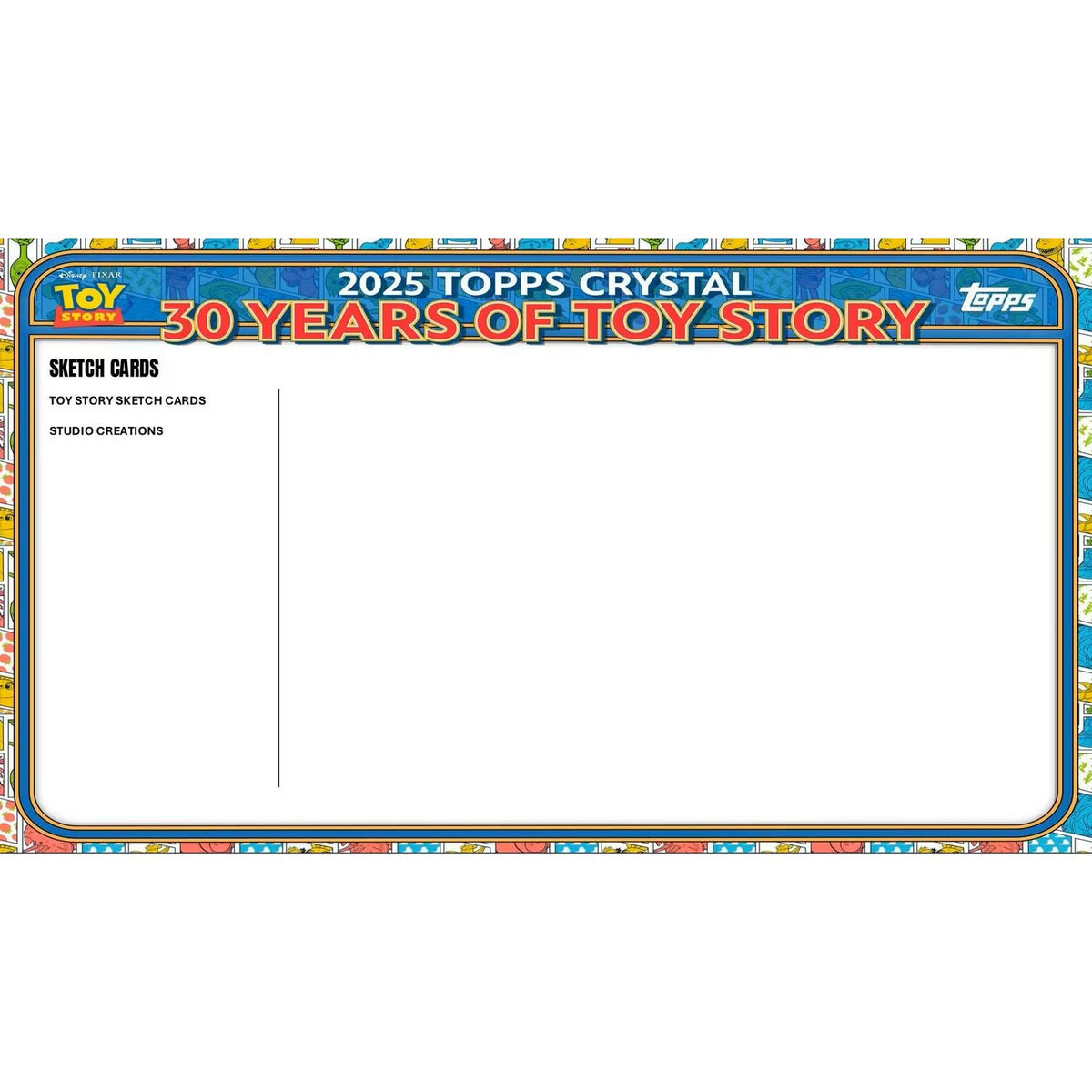 2025 Topps Pixar Crystal 30 Years of Toy Story Hobby Box