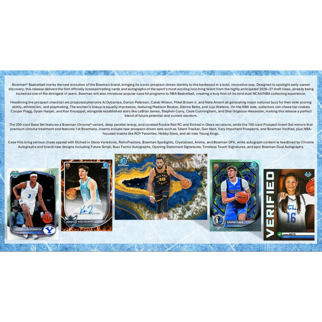 2025/26 Bowman Basketball Jumbo Box