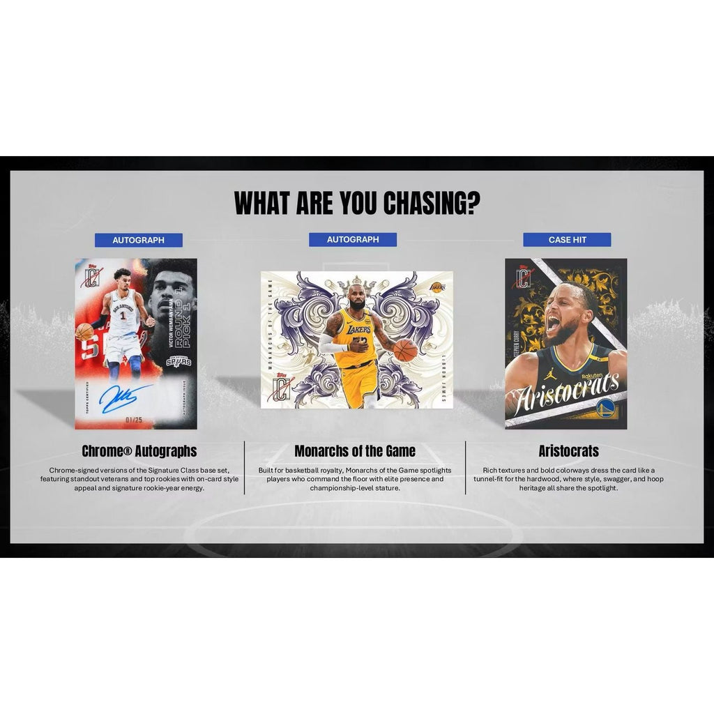 2025-26 Topps Signature Class Basketball Hobby Box