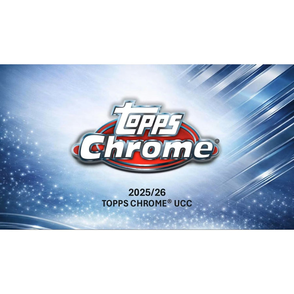 2025-26 Topps Chrome UEFA Club Competitions Soccer Jumbo Box