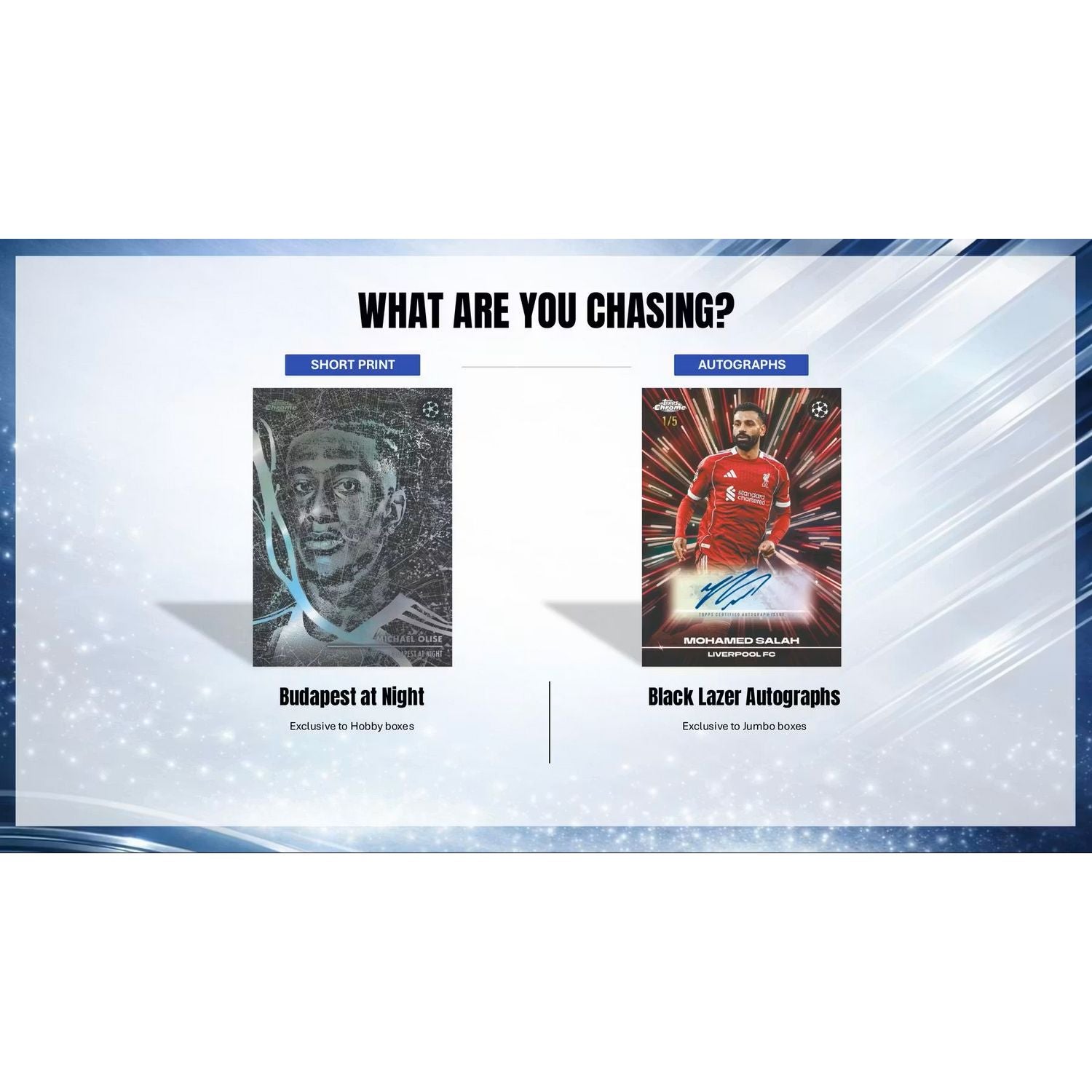 2025-26 Topps Chrome UEFA Club Competitions Soccer Jumbo Box