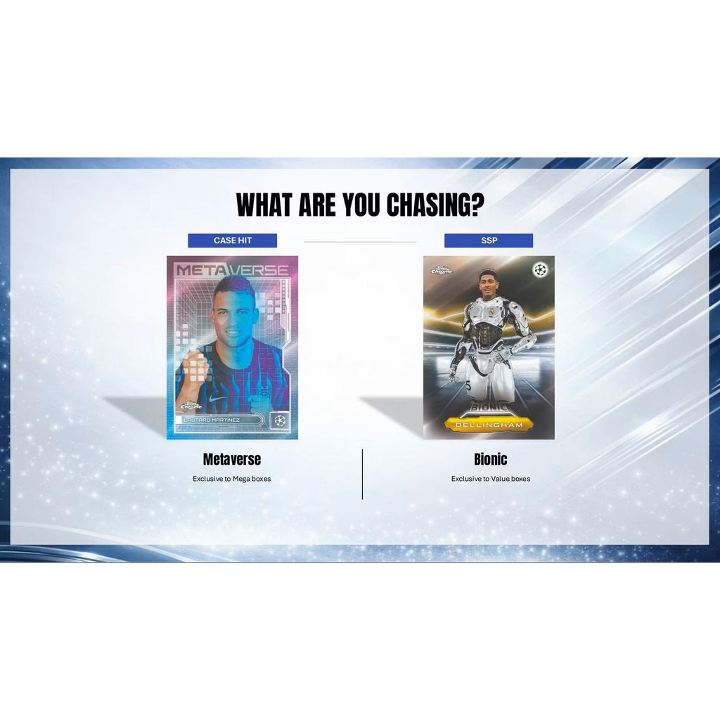 2025-26 Topps Chrome UEFA Club Competitions Soccer Jumbo Box