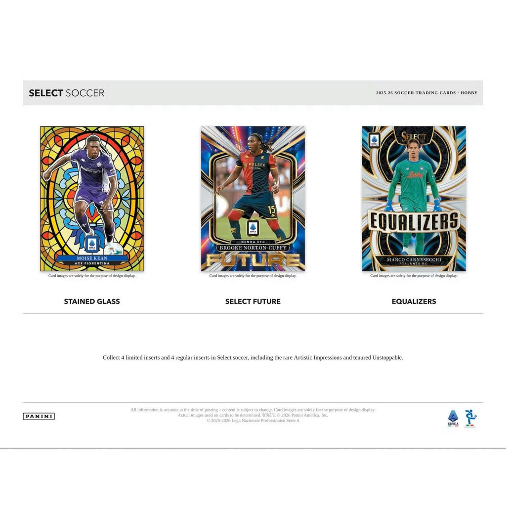 2025-26 Panini Select Serie A Soccer Hobby Box