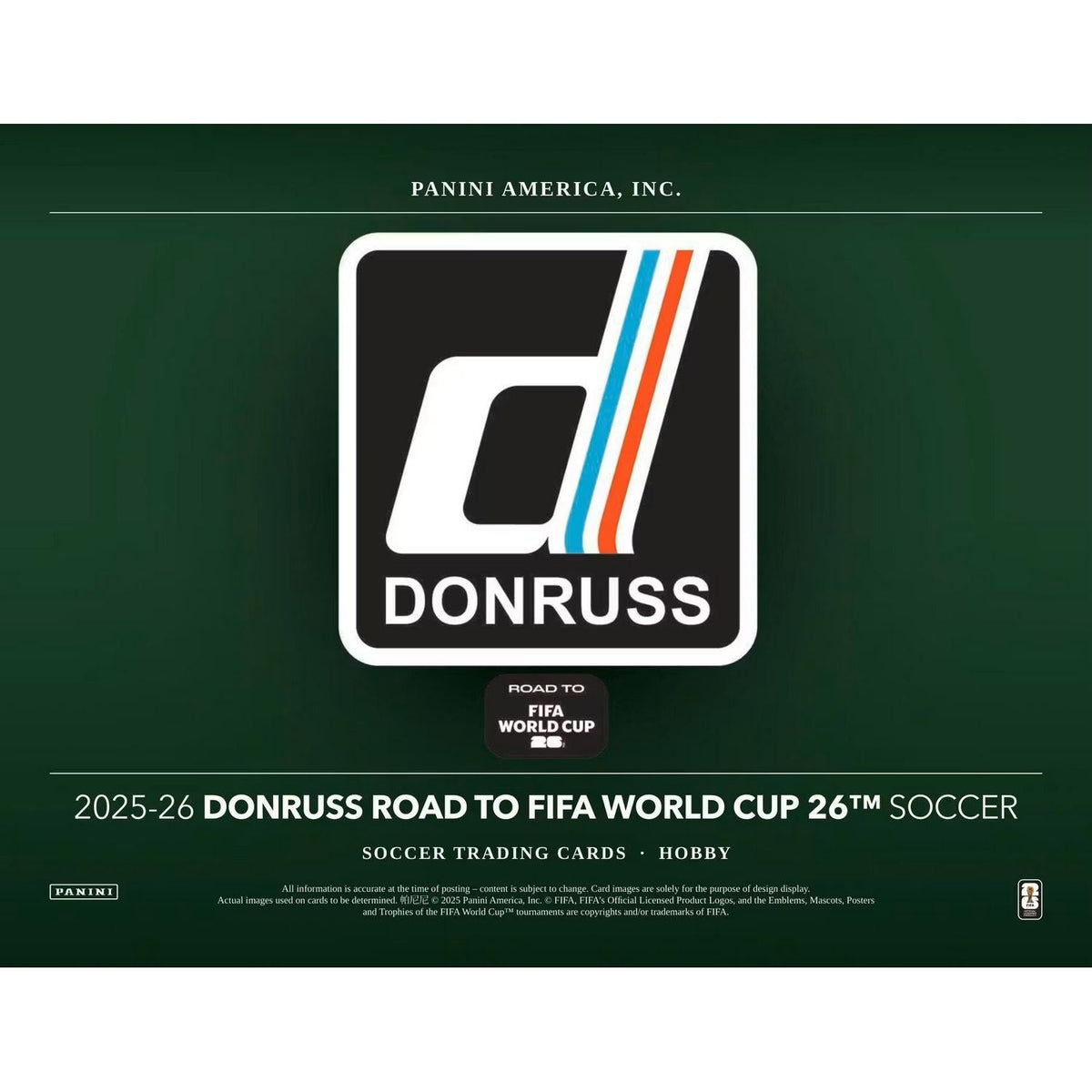 2025-26 Panini Donruss Road to FIFA World Cup Soccer Hobby Box