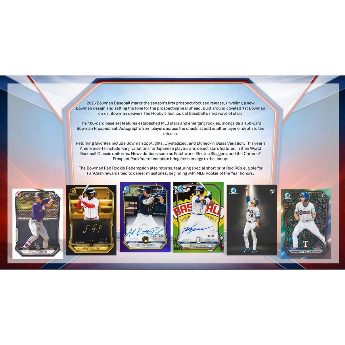 2026 Bowman Baseball Jumbo Box