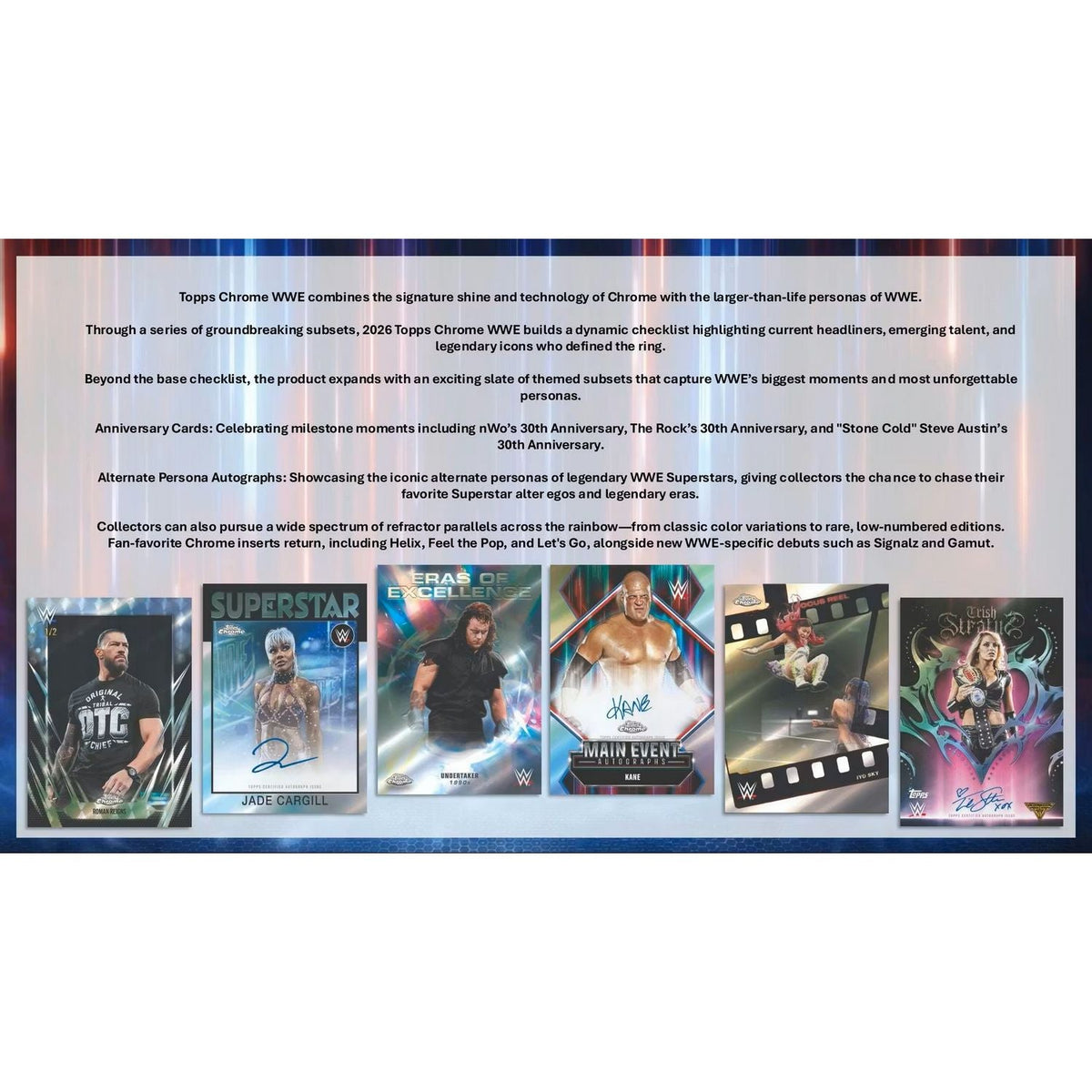 2026 Topps Chrome WWE Hobby Box