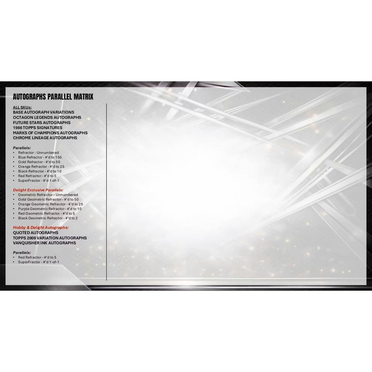 2026 Topps Chrome UFC Hobby Box