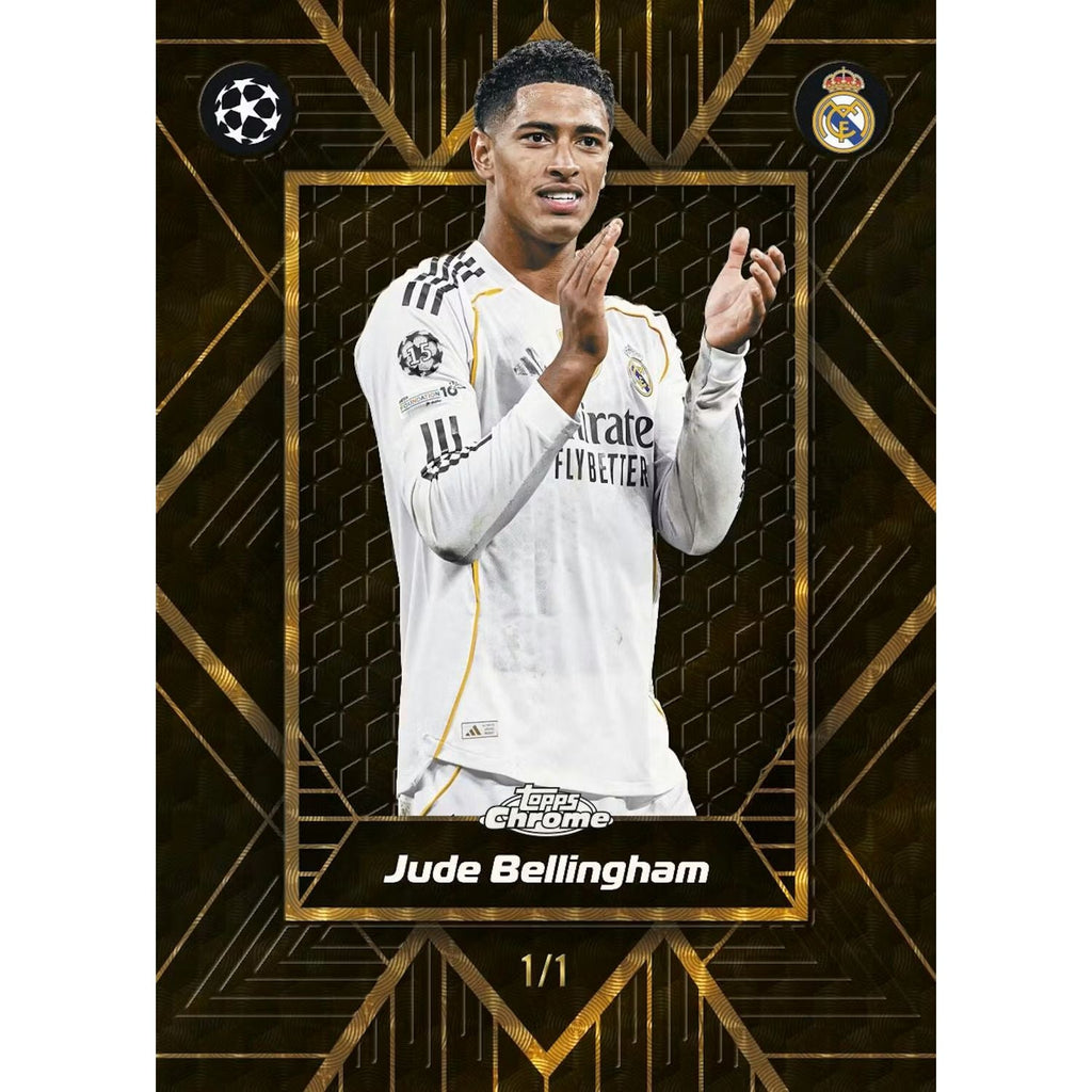 2025-26 Topps Chrome UEFA Club Competitions Soccer Hobby Box