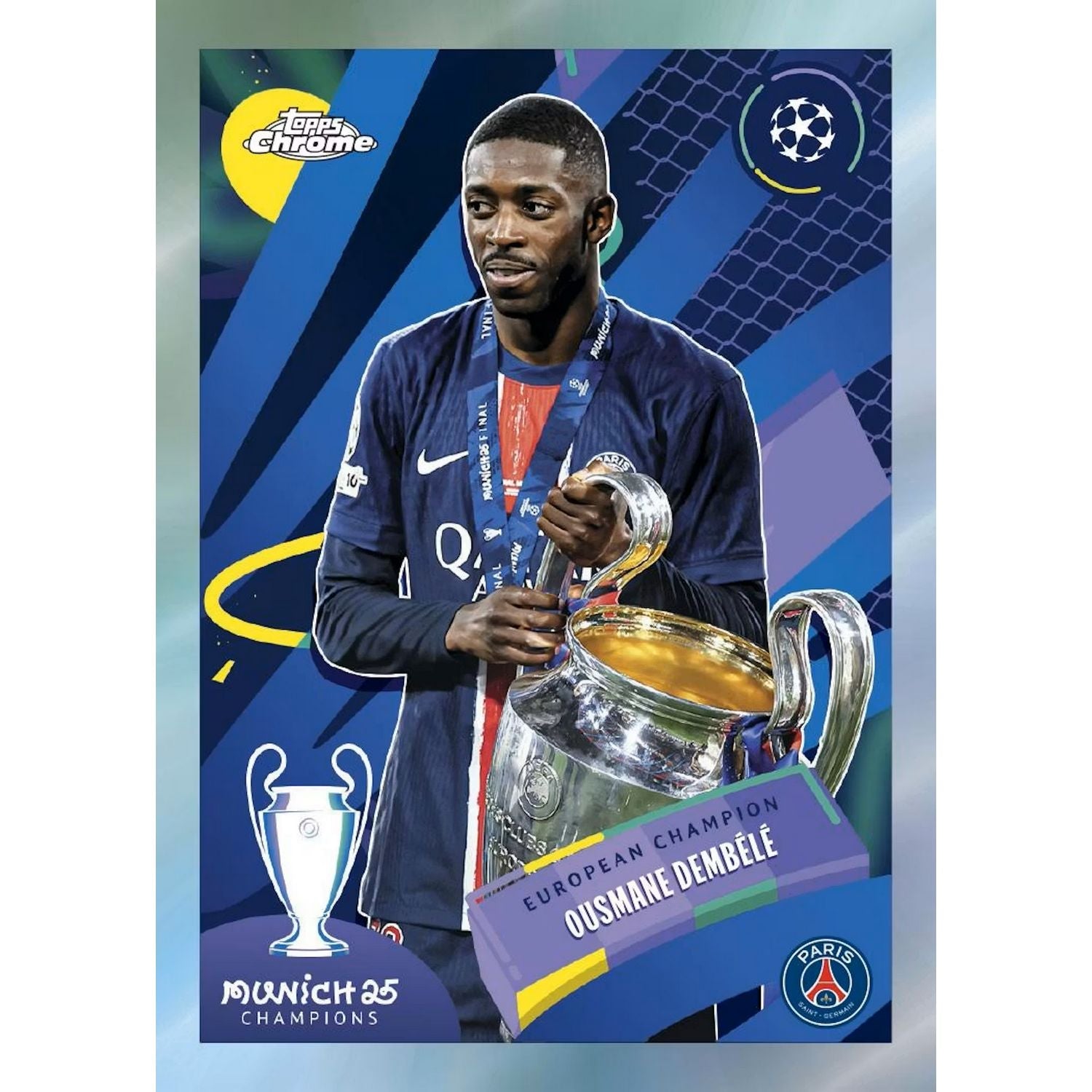 2025-26 Topps Chrome UEFA Club Competitions Soccer Hobby Box