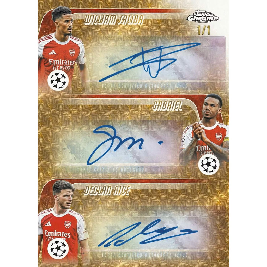 2025-26 Topps Chrome UEFA Club Competitions Soccer Jumbo Box