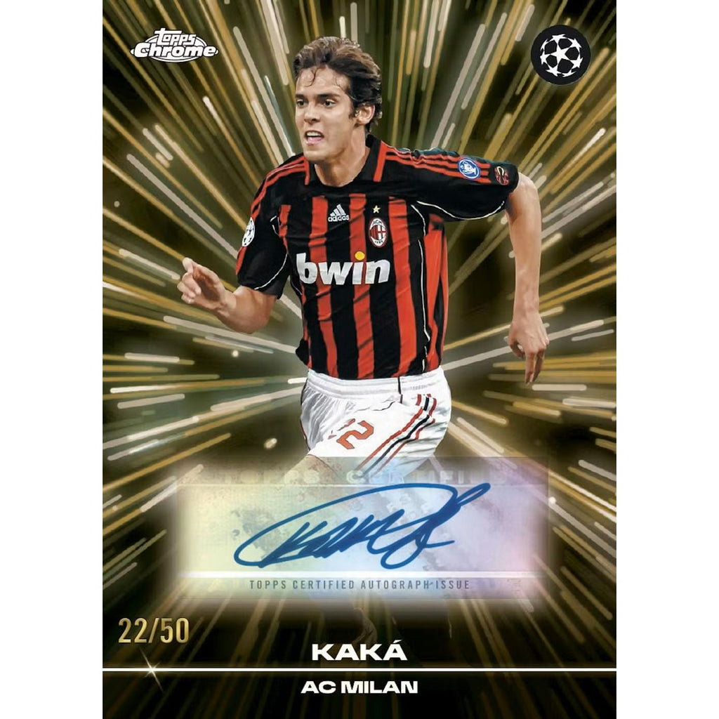 2025-26 Topps Chrome UEFA Club Competitions Soccer Jumbo Box