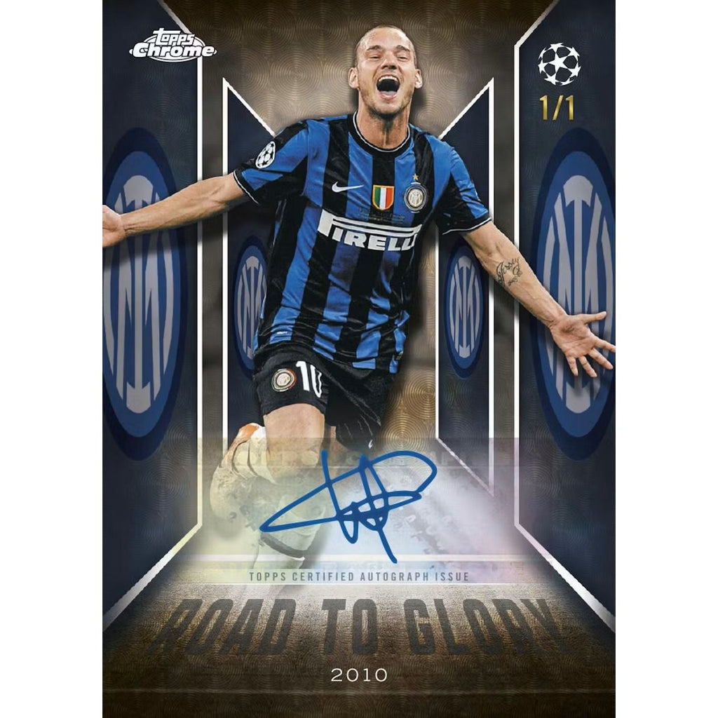 2025-26 Topps Chrome UEFA Club Competitions Soccer Jumbo Box