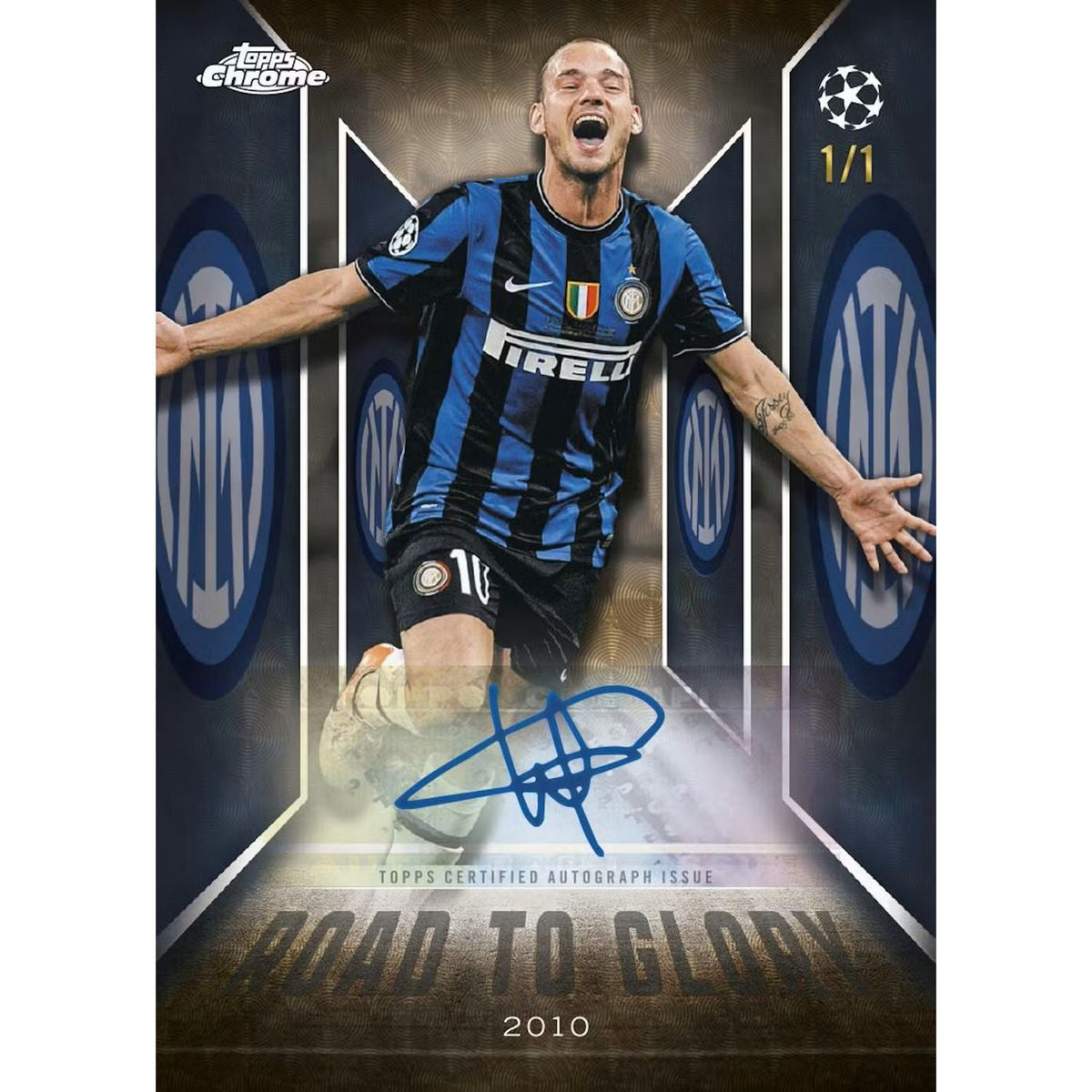 2025-26 Topps Chrome UEFA Club Competitions Soccer Jumbo Box