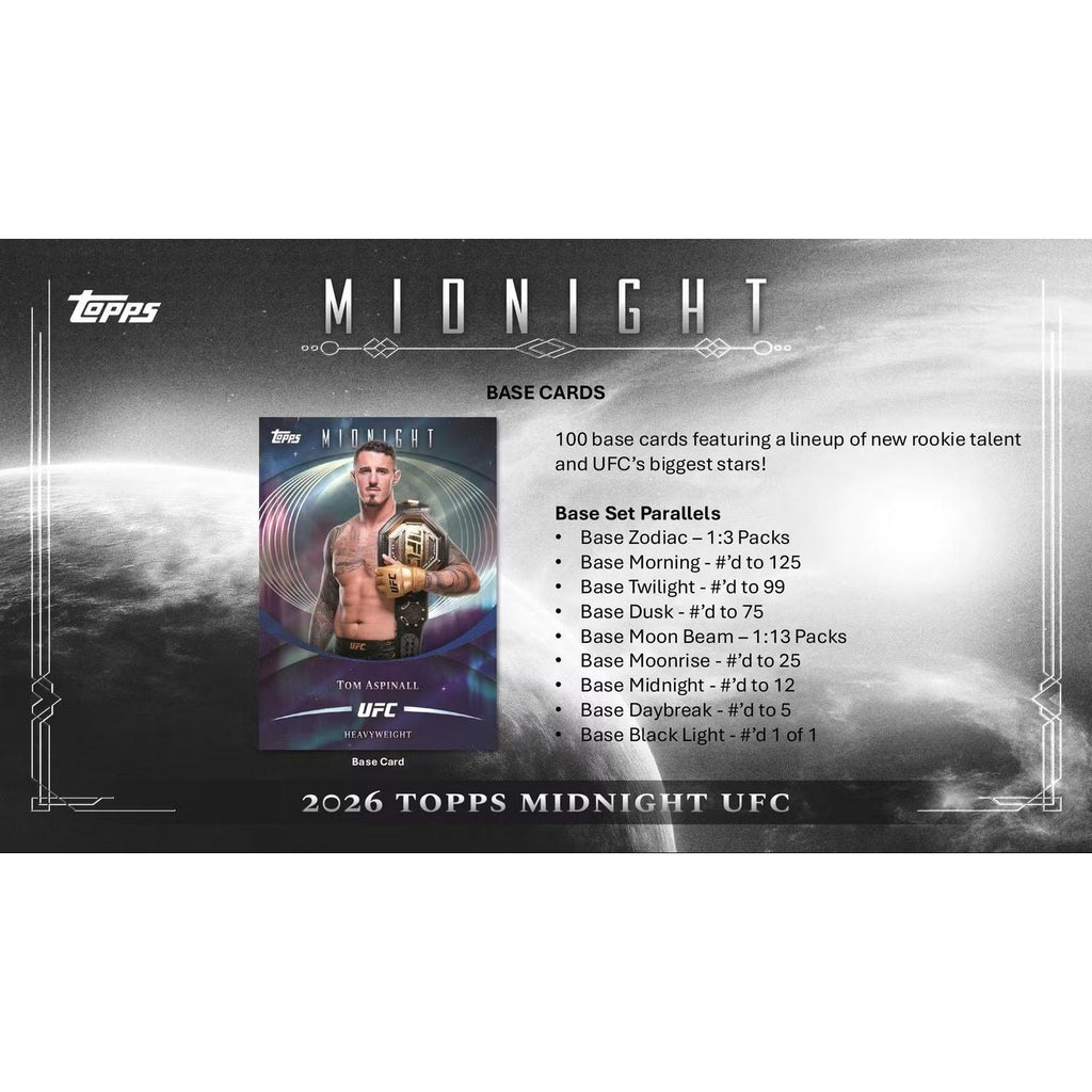 2026 Topps UFC Midnight Hobby Box