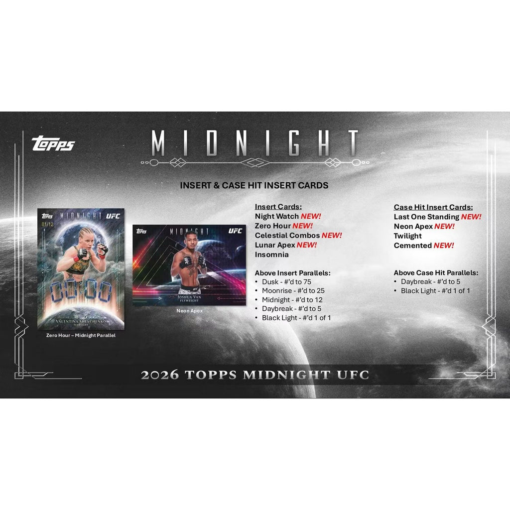 2026 Topps UFC Midnight Hobby Box