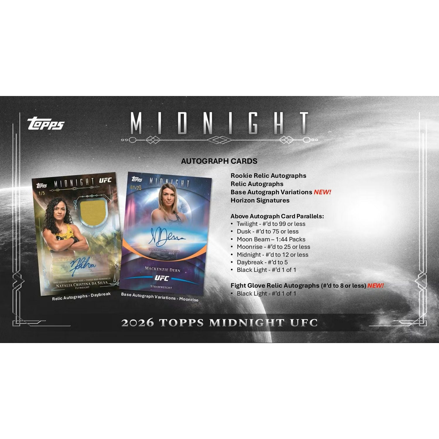 2026 Topps UFC Midnight Hobby Box