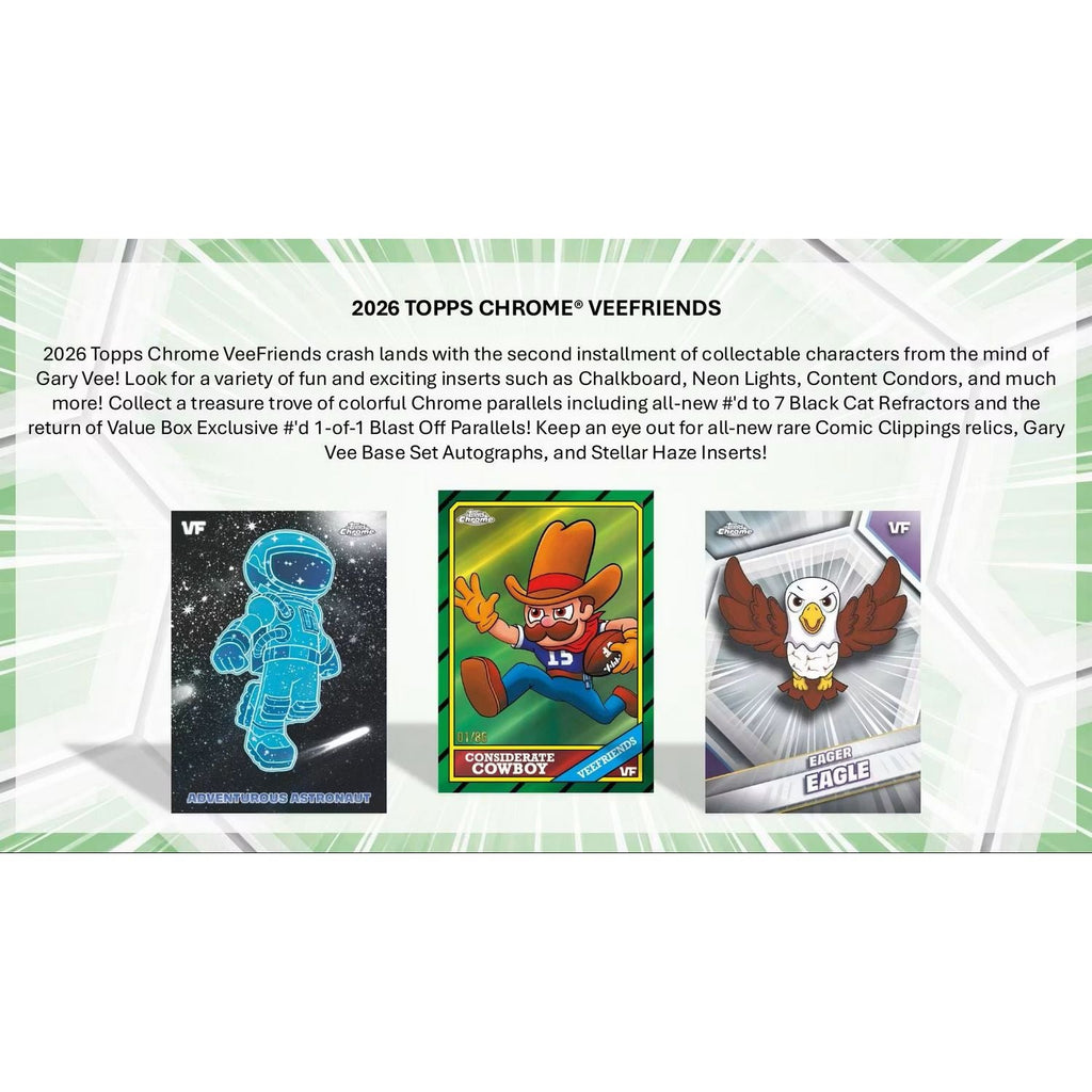 2026 Topps VeeFriends Chrome Hobby Box