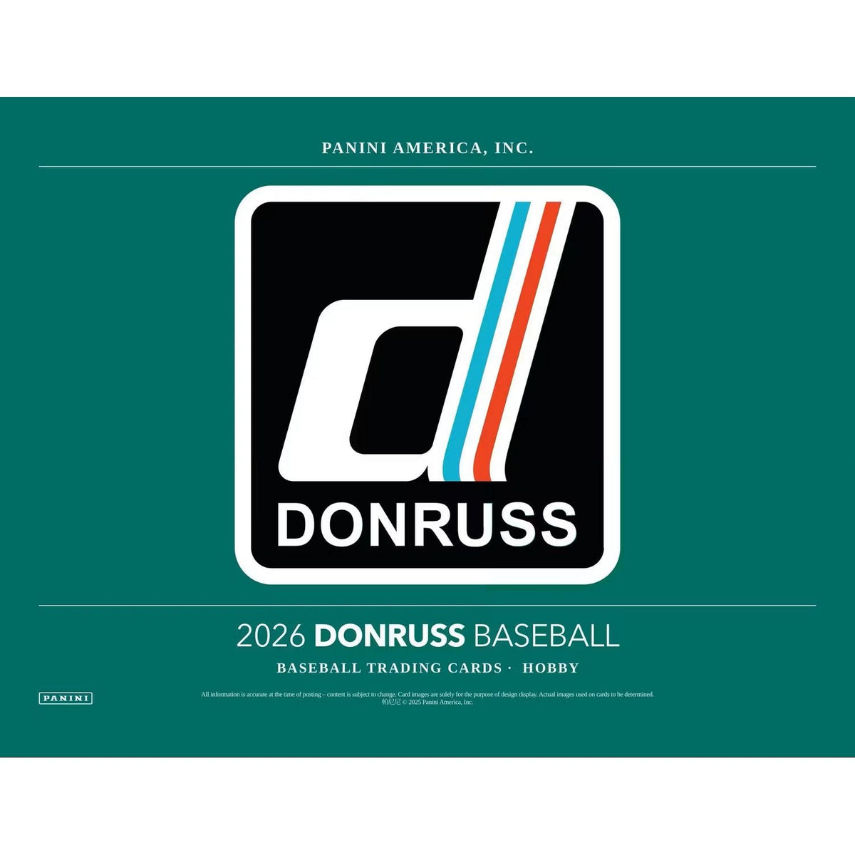 2026 Panini Donruss Baseball Hobby Box