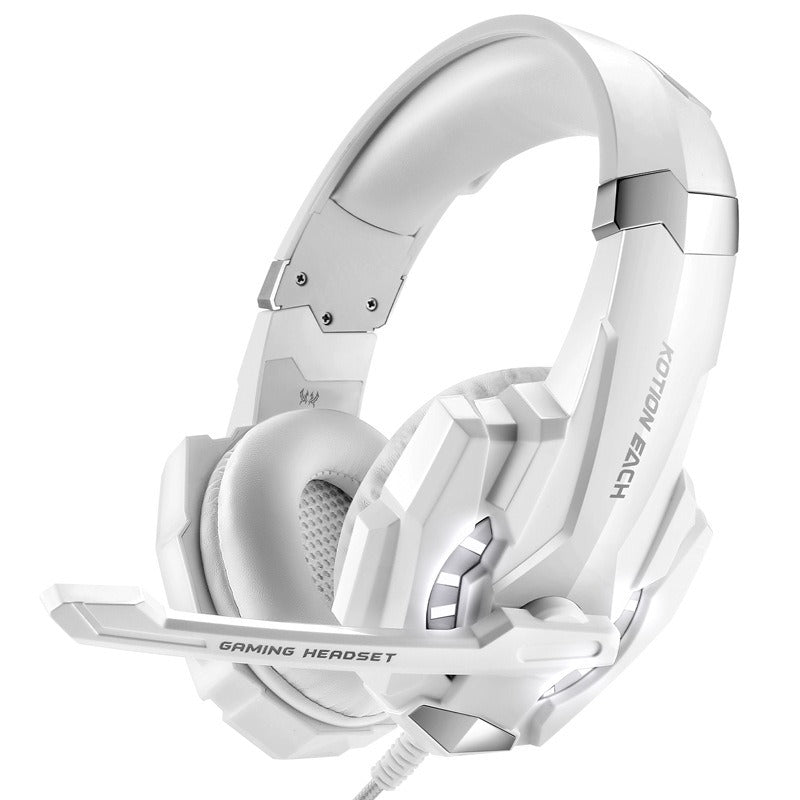 Wired Stereo Gaming Headphones with Noise-Cancelling Microphone & LED Lighting