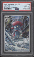 Weavile Pokemon Ascended Heroes Illustration Rare #228 PSA 10