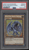 Blue-Eyes White Dragon Yu-Gi-Oh! BLMM 1st Edition #EN001 PSA 10