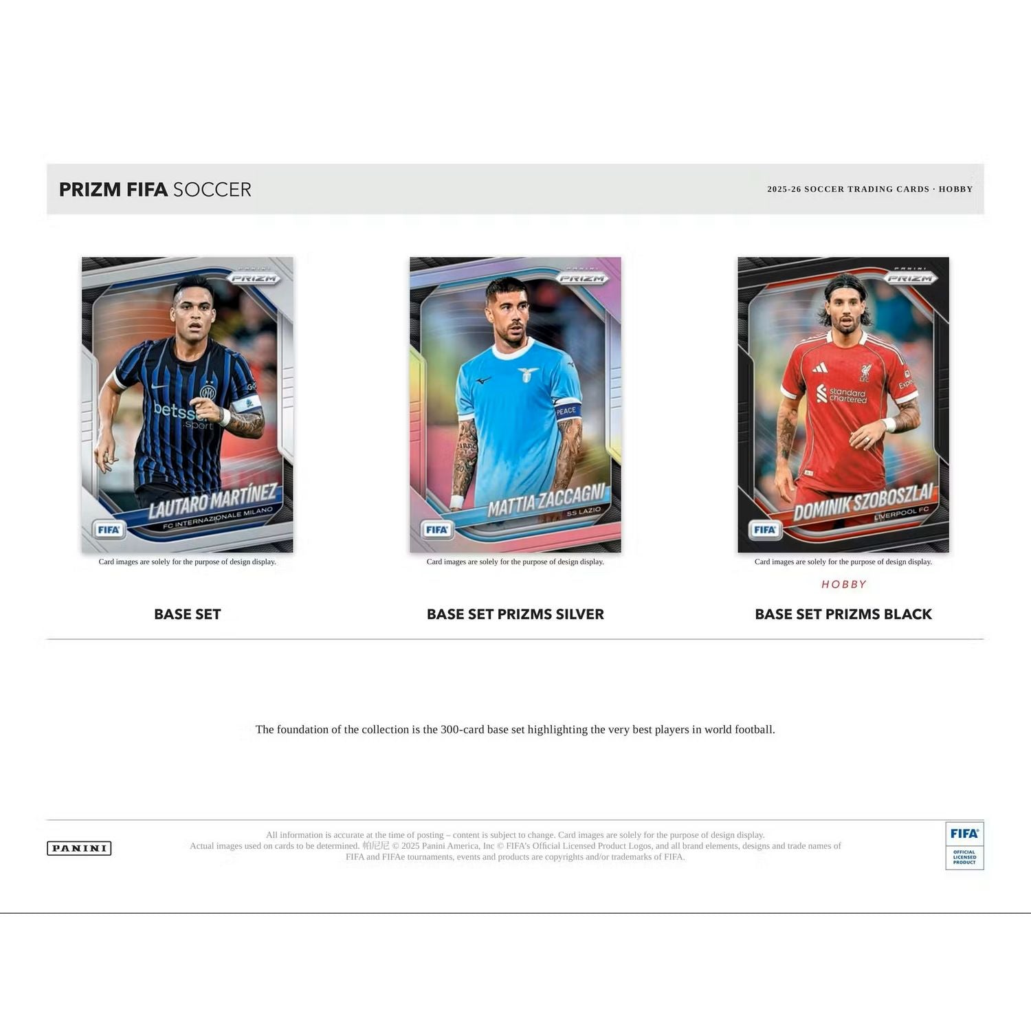 2025-26 Panini Prizm FIFA Soccer Hobby Box