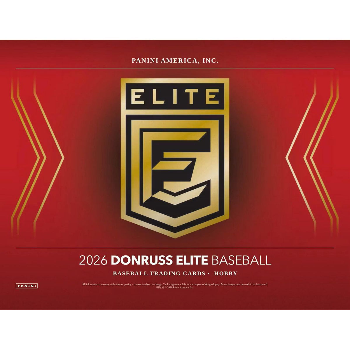 2026 Panini Donruss Elite Baseball Hobby Box