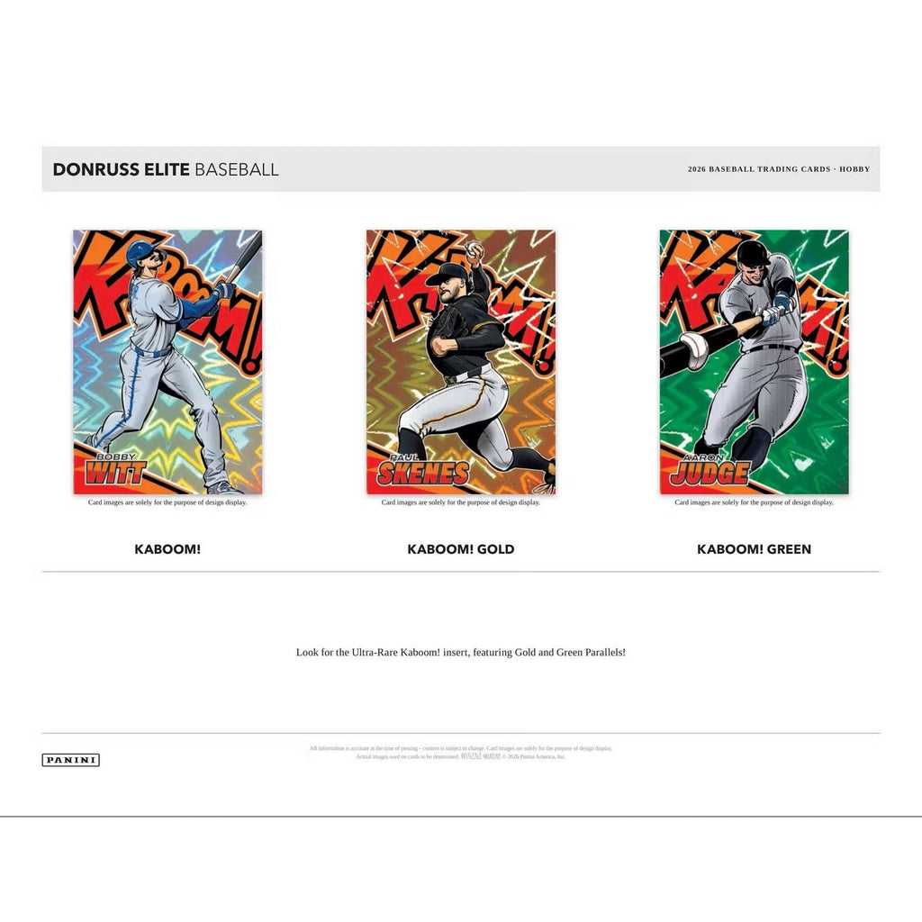 2026 Panini Donruss Elite Baseball Hobby Box