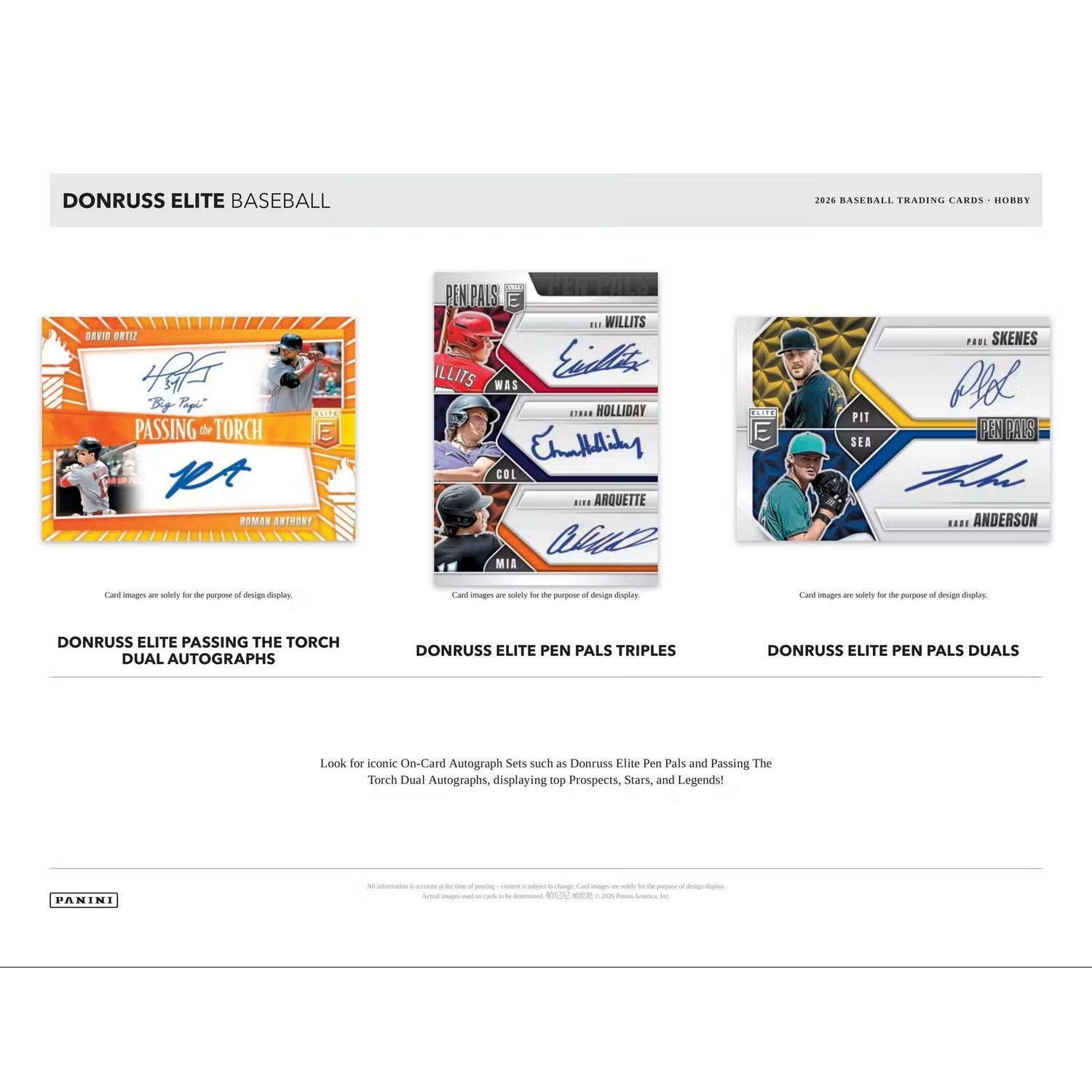 2026 Panini Donruss Elite Baseball Hobby Box