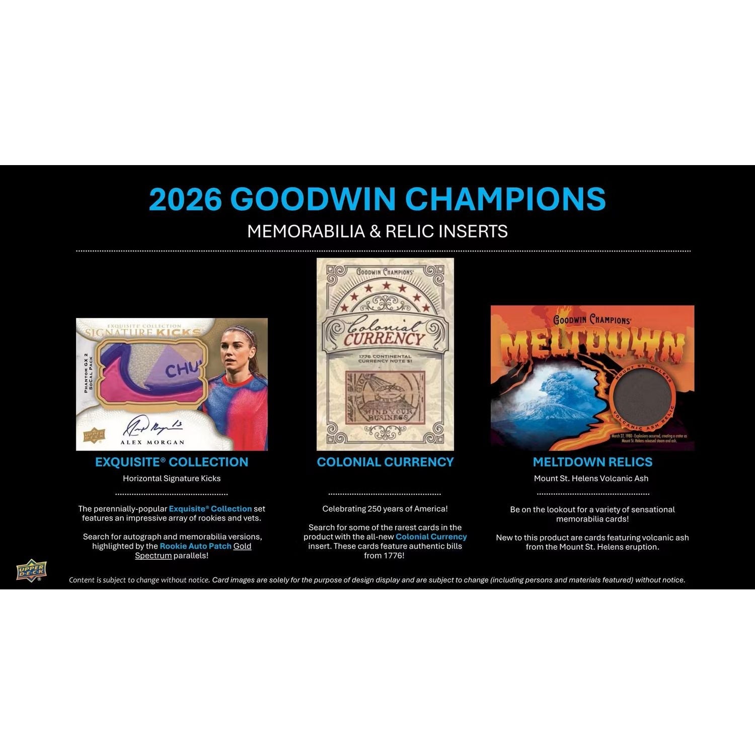 2026 Upper Deck Goodwin Champions Hobby Box *Contact Us To Order*