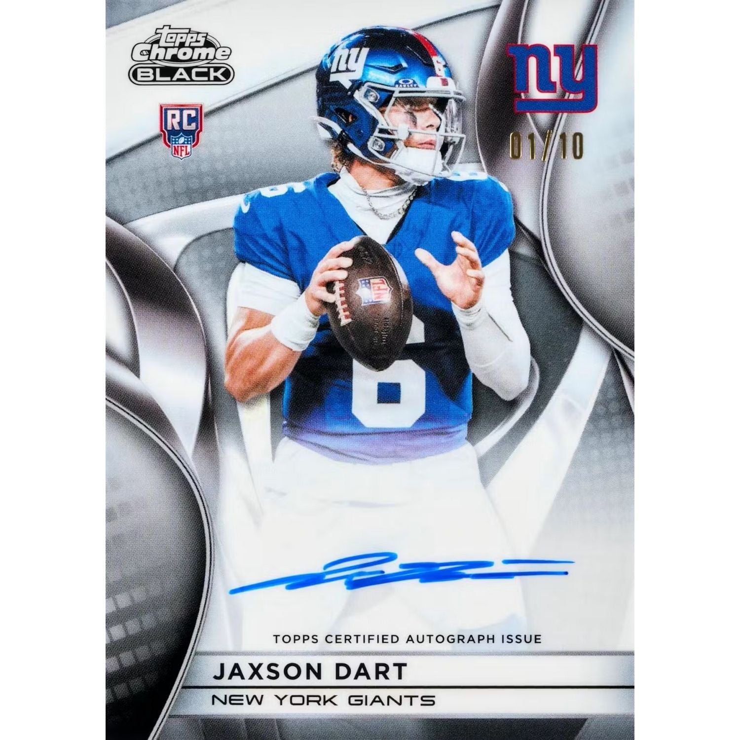 2025 Topps Chrome Black Football Hobby Box
