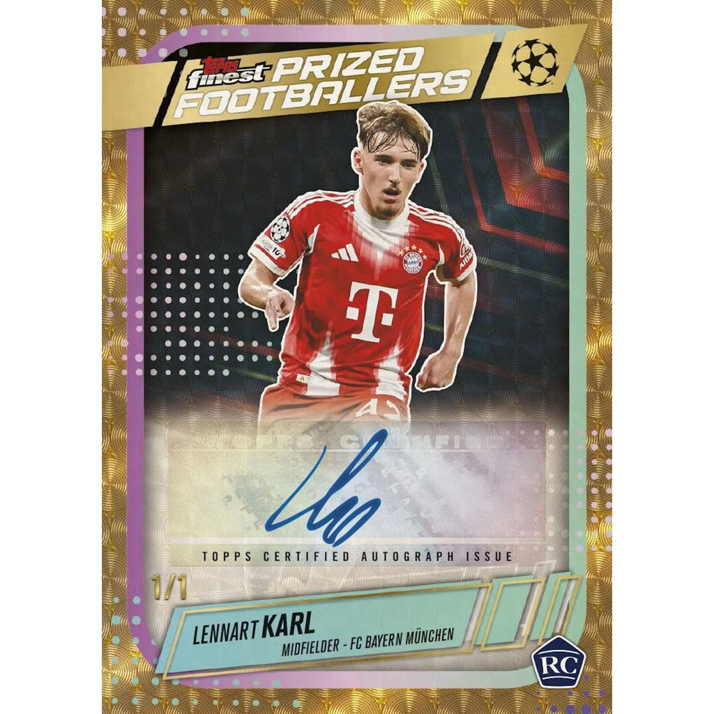 2025-26 Topps UEFA Club Competitions Finest Soccer Hobby Box