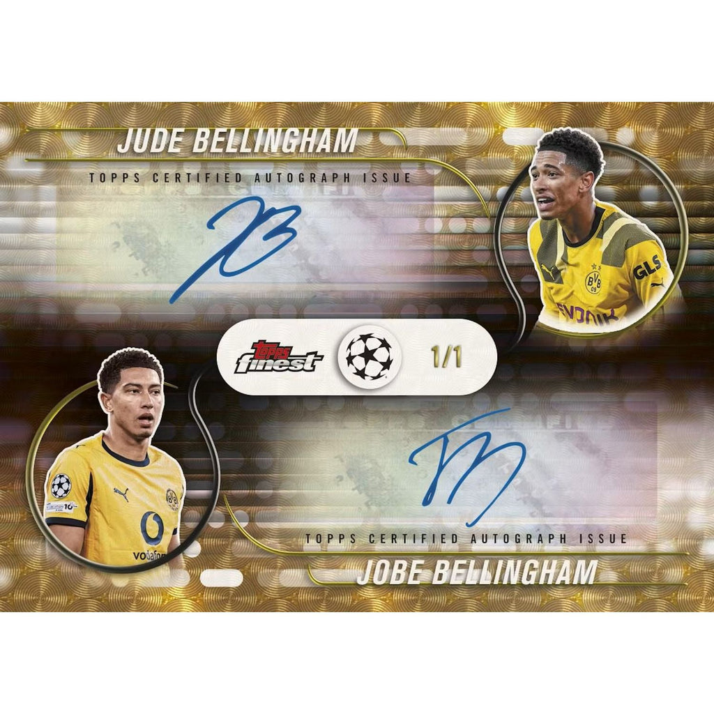 2025-26 Topps UEFA Club Competitions Finest Soccer Hobby Box